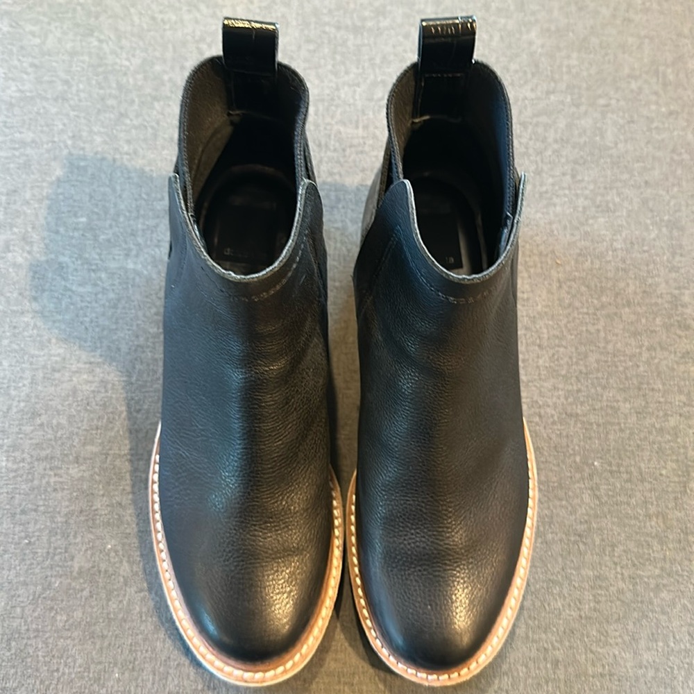 Dolce Vita Rielle black lug sole bootie
